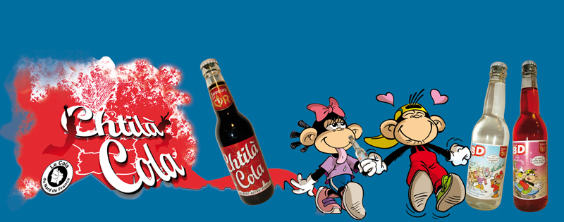 chtila cola soda du nord de la france, limonade BD et soda BD